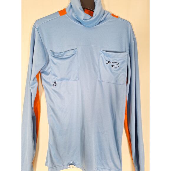Fish Hide Sports Wear Men's Fishing Long-Sleeve Shirt Medium - Picture 2 of 4